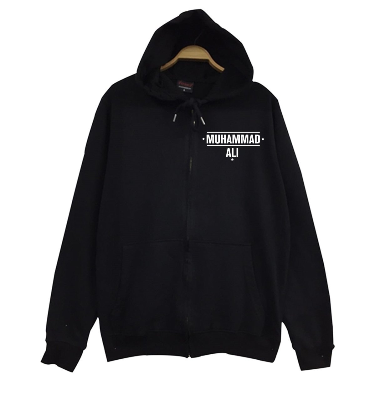 MUHAMMED ALİ Baskılı Sweatshirt SİYAH - 3XL