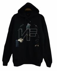 NF Baskılı Kapüşonlu Sweatshirt
