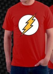Flash Baskılı Lisanlı T-shirt