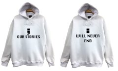 Our Stories Baskılı Sevgililer Günü Özel Sweatshirt