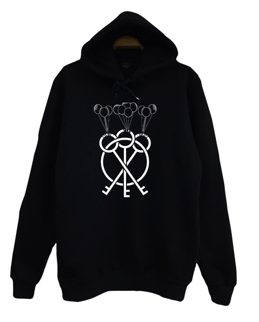 NF Baskılı Kapüşonlu Sweatshirt