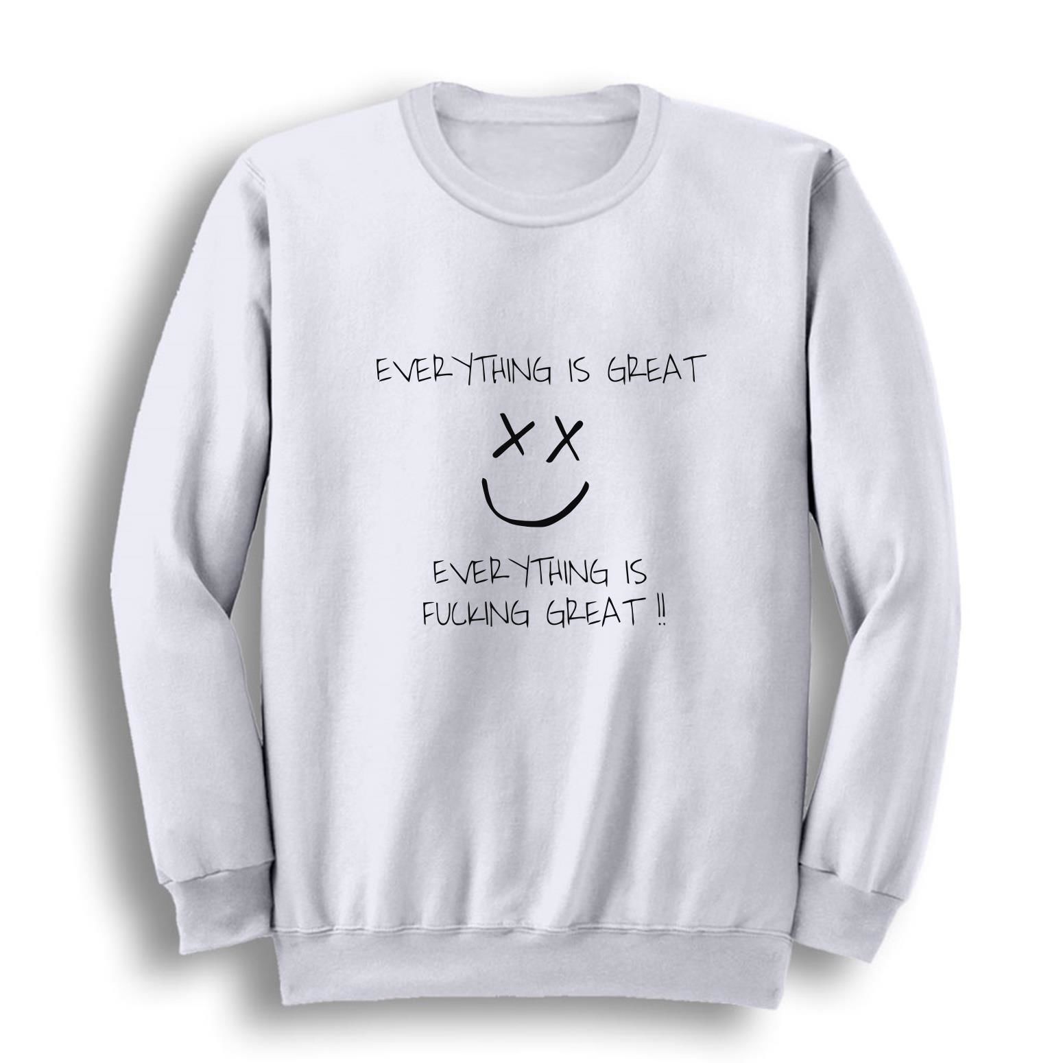 Louis Tomlinson Baskılı Bisiklet Yaka Sweatshirt