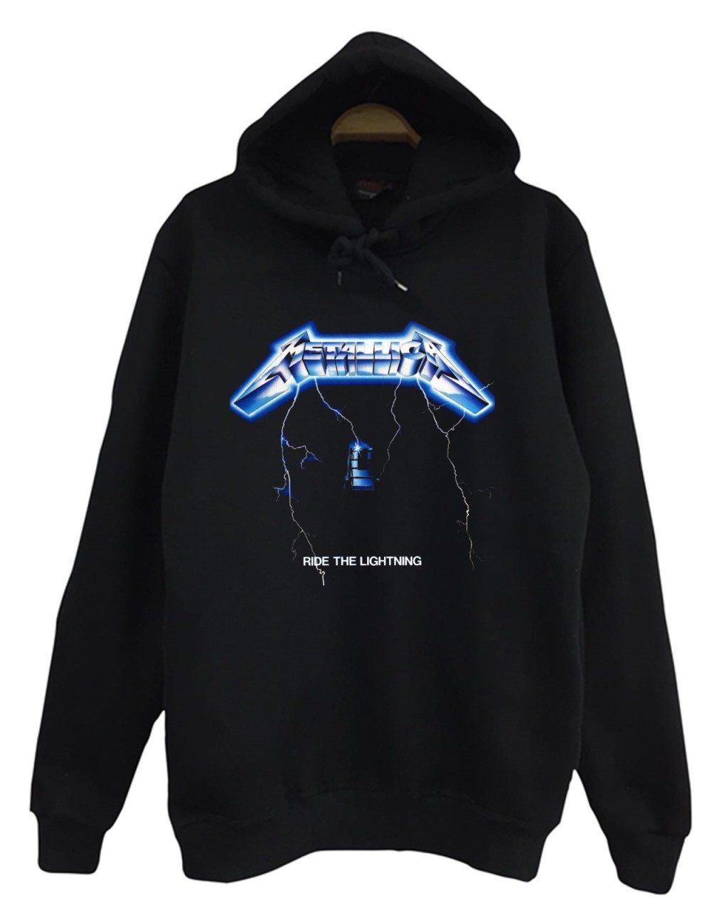Metallica Baskılı Kapüşonlu Sweatshirt