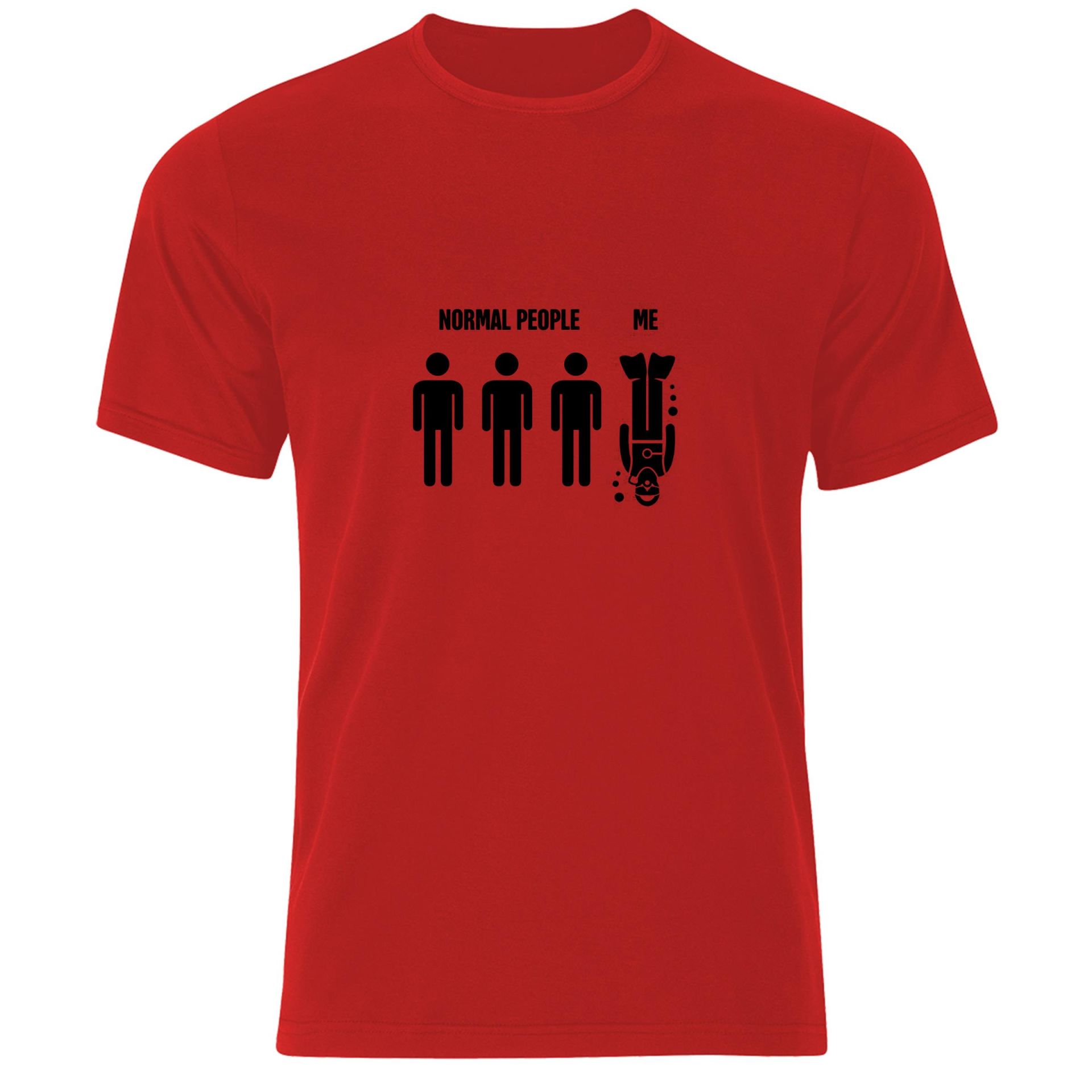 Yüzme Dalış Swimming Baskılı Tshirt