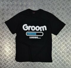 GROOM Baskılı T-shirt