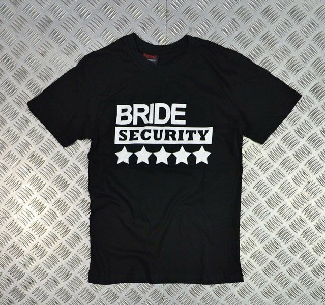 BRIDE SECURITY Baskılı T-shirt