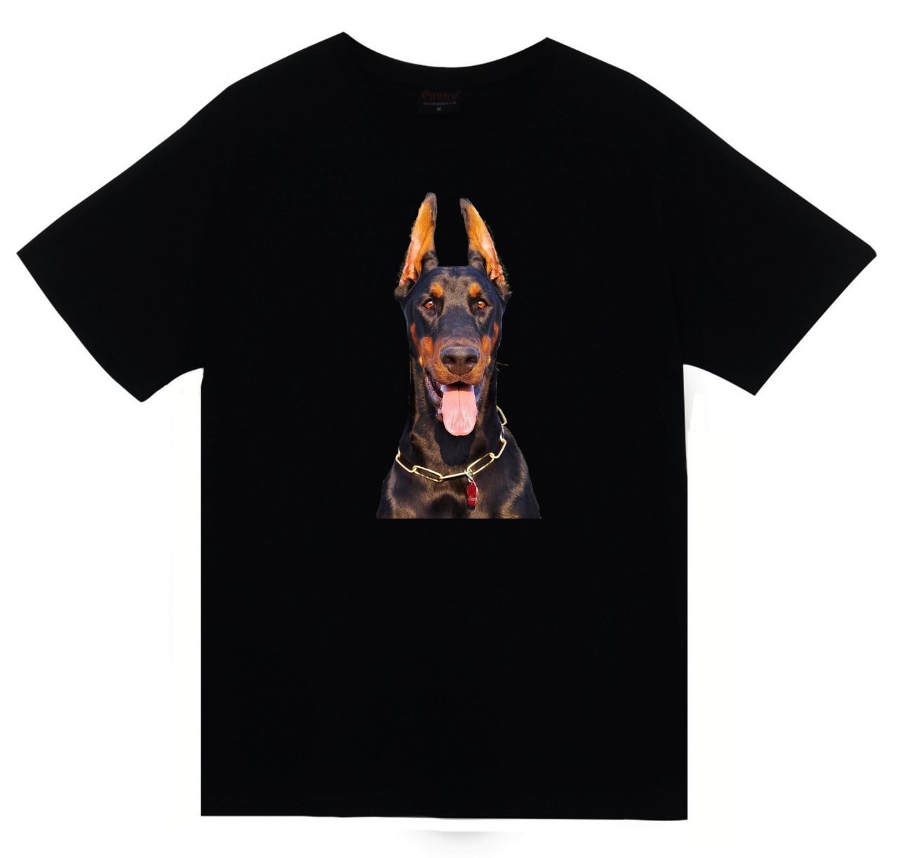Doberman Köpek Tişört SİYAH - S