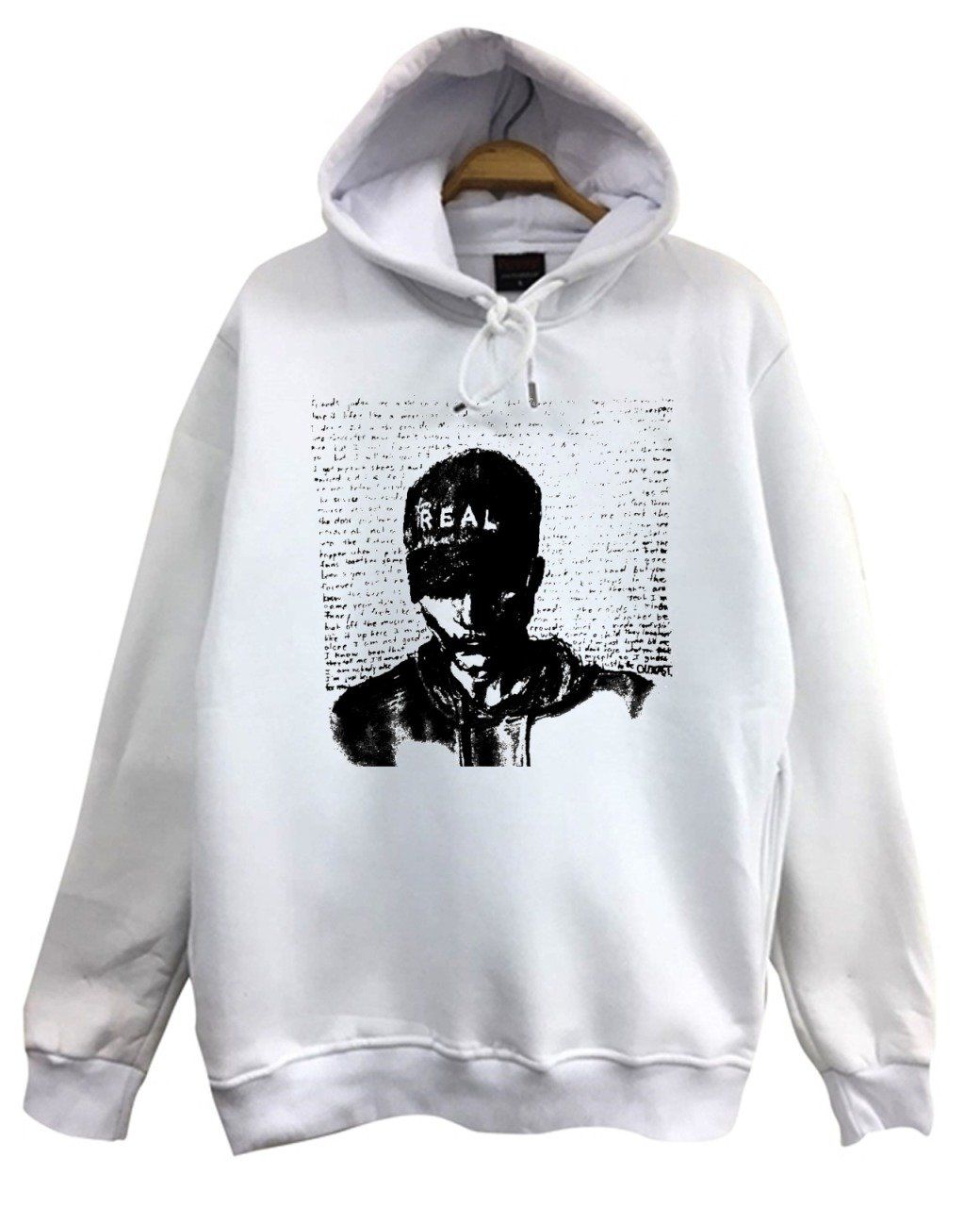 NF Baskılı Kapüşonlu Sweatshirt