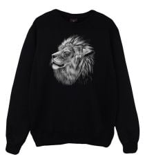 Aslan Baskılı Sweatshirt