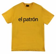 EL PATRON PABLO ESCOBAR Baskılı T-shirt