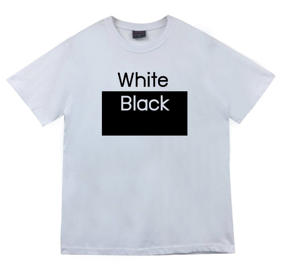 Off White Black Baskılı T-shirt