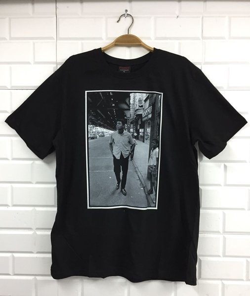 MUHAMMED ALİ Baskılı T-shirt 3XL - SİYAH