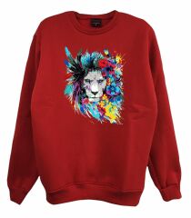 Aslan Baskılı Sweatshirt