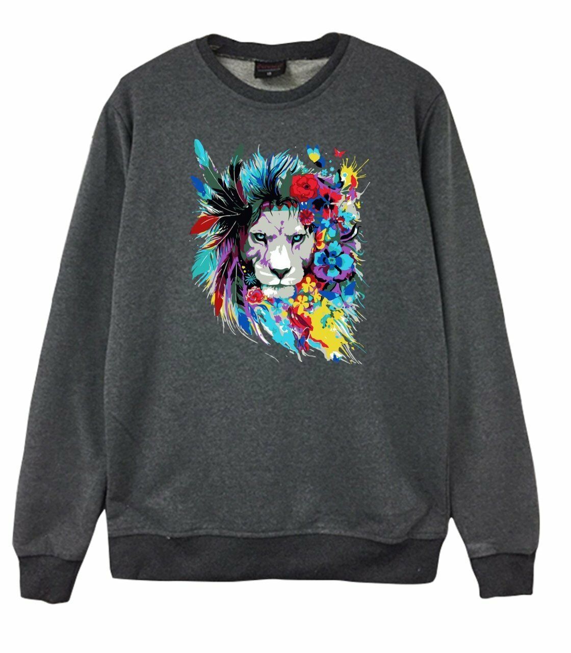 Aslan Baskılı Sweatshirt