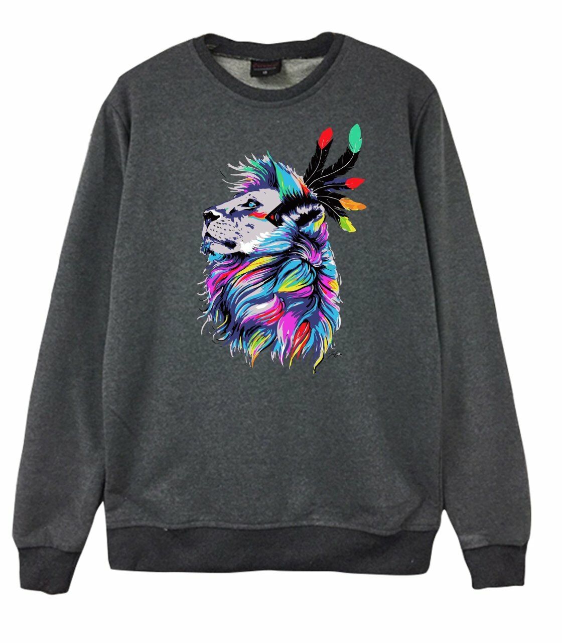 Aslan Baskılı Sweatshirt