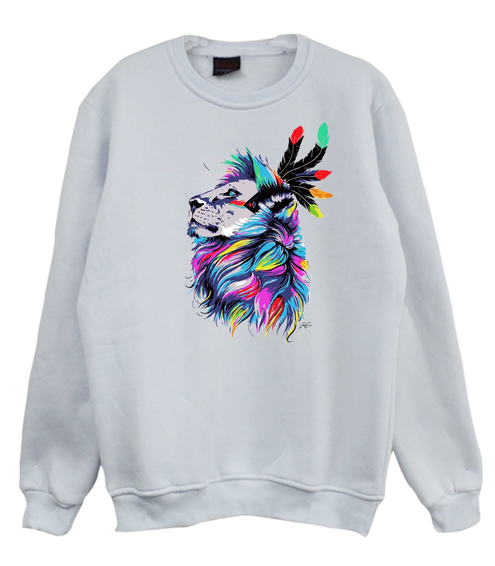 Aslan Baskılı Sweatshirt