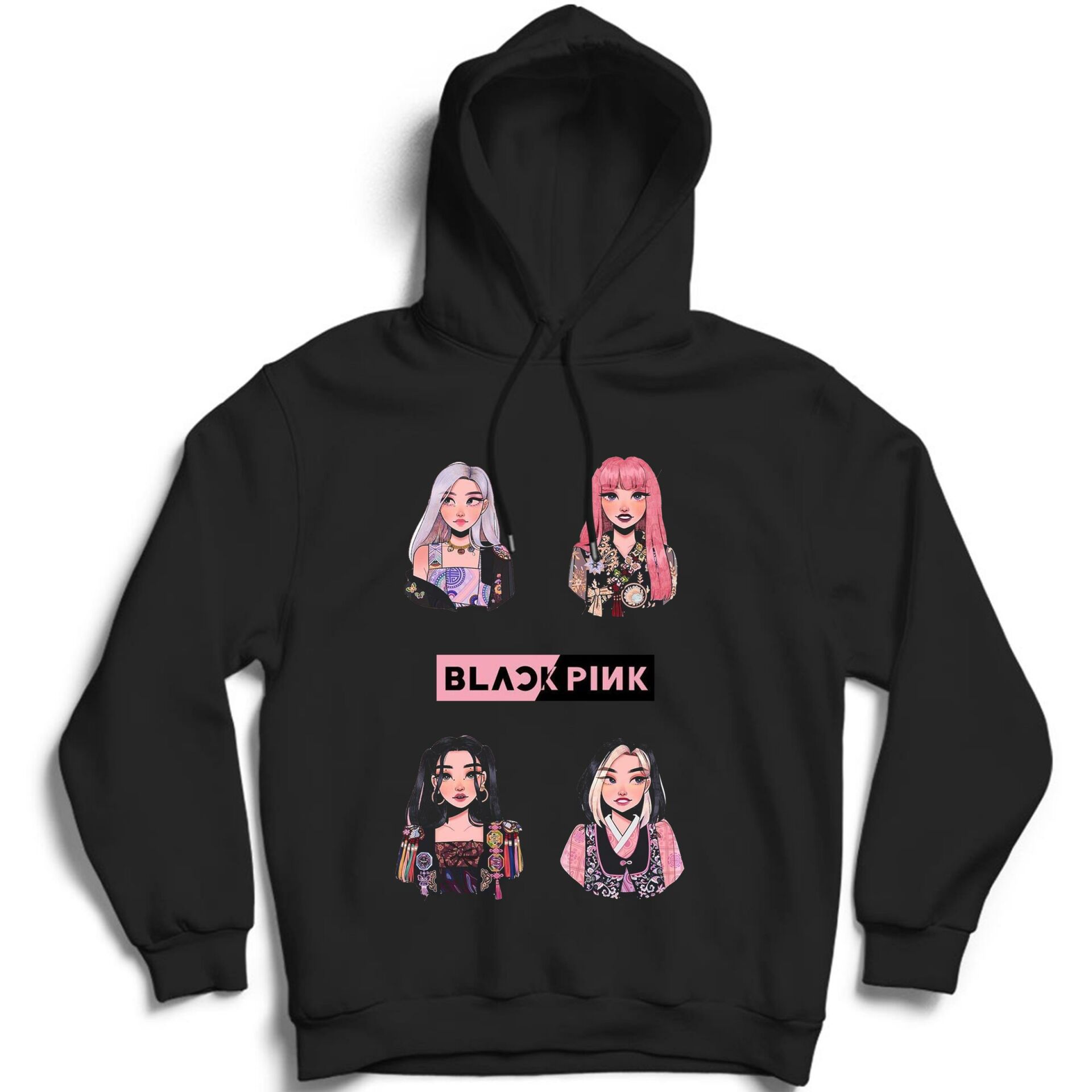 Blackpink ( KPop , Black Pink ) Özel Tasarım Kapüşonlu Unisex Sweatshirt