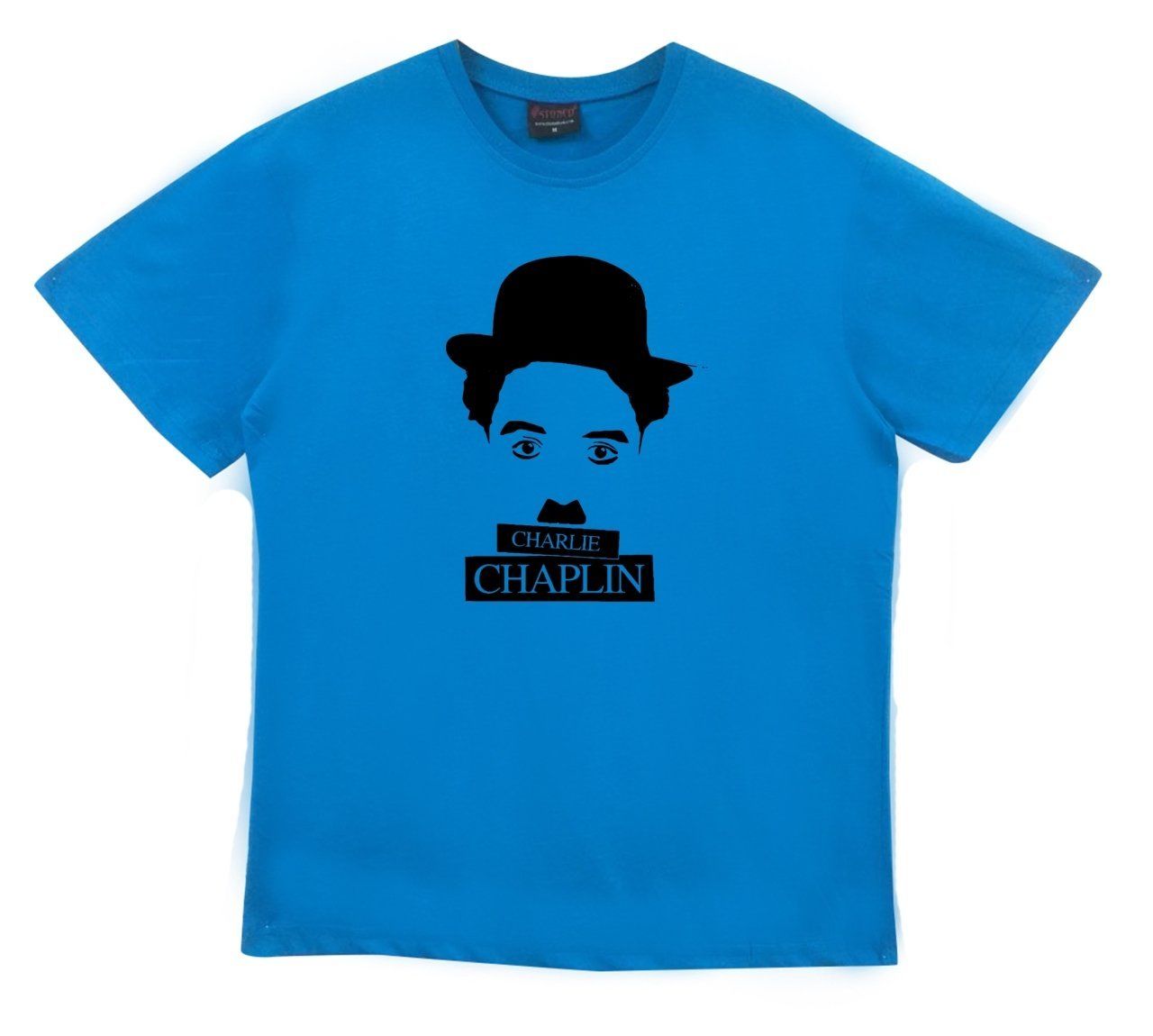 Charlie Chaplin Baskılı T-shirt