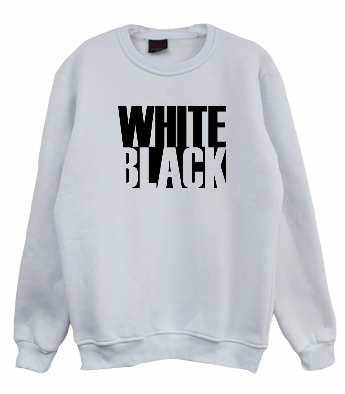 Off White Black Baskılı Sweatshirt