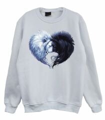 Aslan Day Night Baskılı Sweatshirt