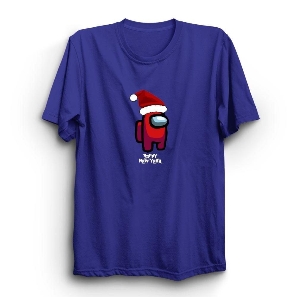Among Us Yeni Yıl Noel Baba Happy New Year Baskılı Tshirt