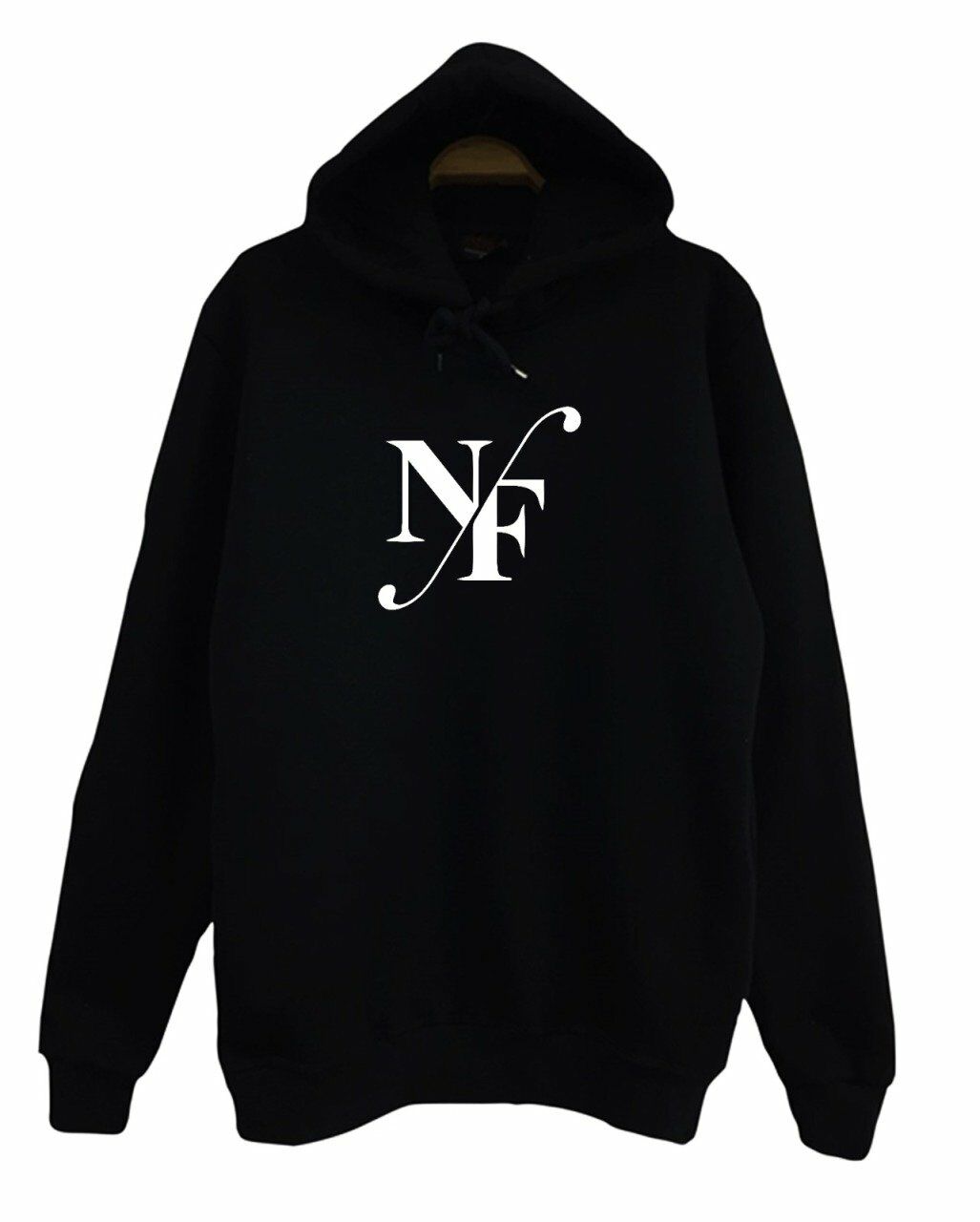 NF Baskılı Kapüşonlu Sweatshirt
