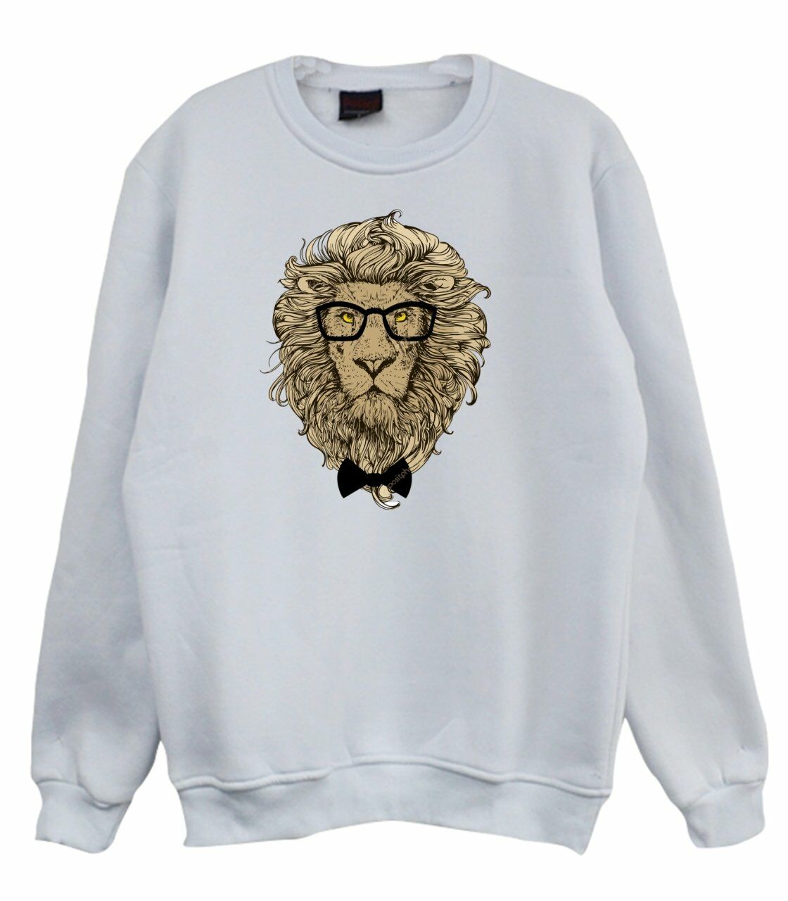 Aslan Gözlüklü Baskılı Sweatshirt