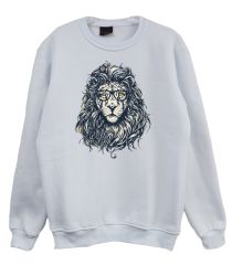 Aslan Gözlüklü Baskılı Sweatshirt