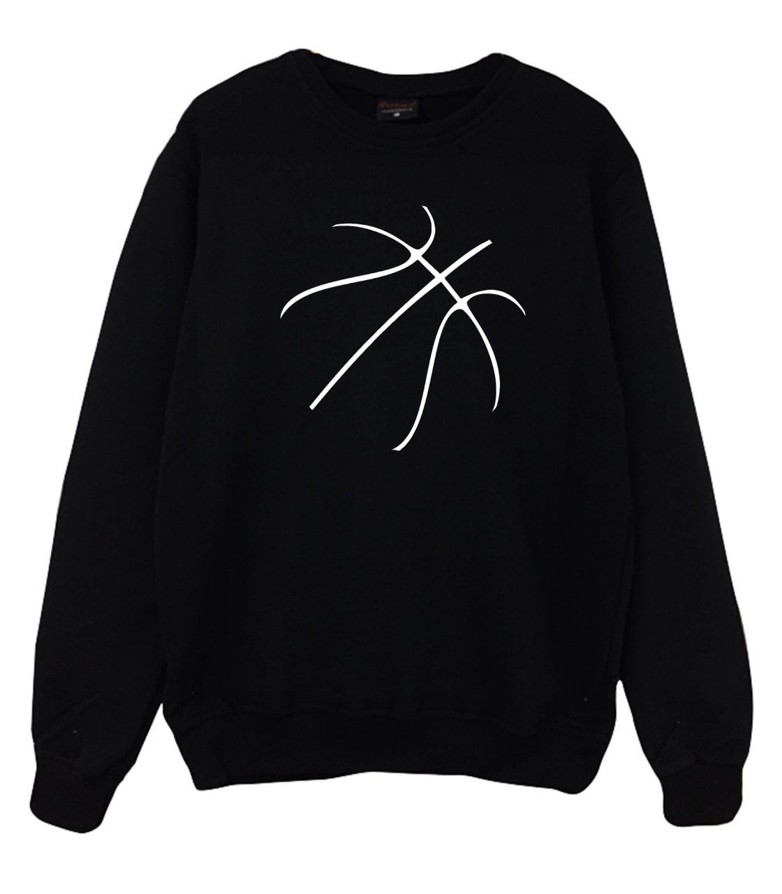 Basketbol Topu Baskılı Sweatshirt