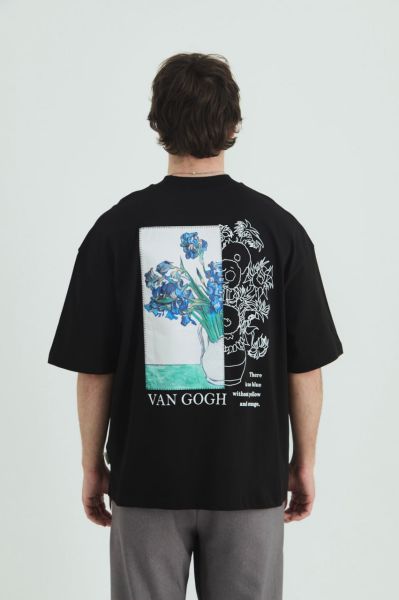 Vincent Van Gogh Baskılı Unisex %100 Pamuk T-shirt
