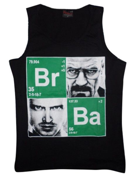 Breaking Bad Baskılı Sıfır Kol T-Shirt