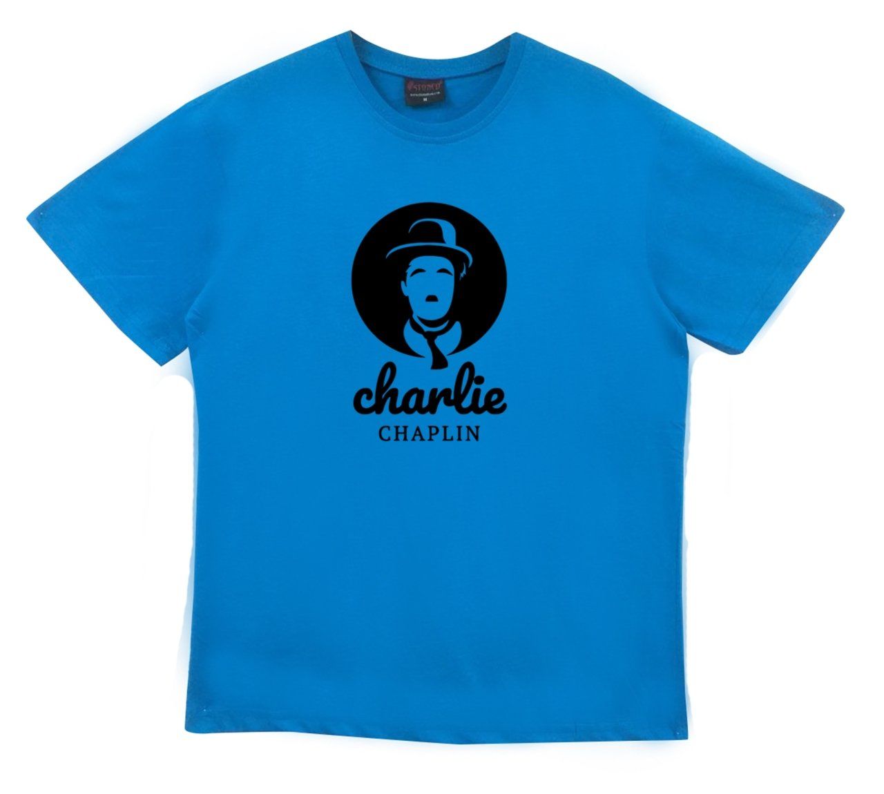 Charlie Chaplin Baskılı T-shirt