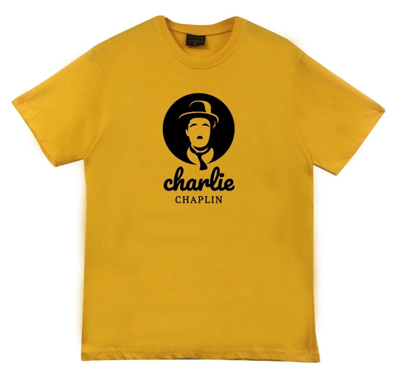 Charlie Chaplin Baskılı T-shirt
