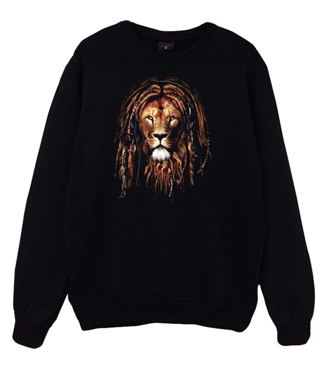 Aslan Hippi Baskılı Sweatshirt