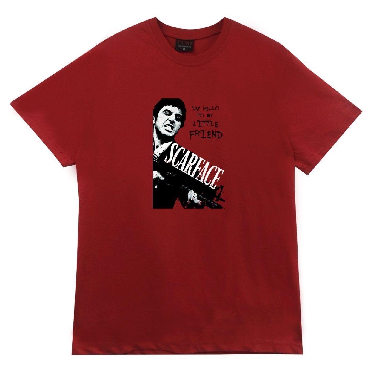 Scarface Tony Montana Tişört KIRMIZI - S