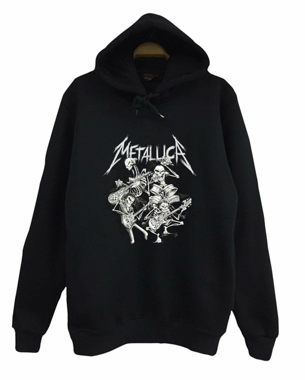 Metallica Baskılı Kapüşonlu Sweatshirt