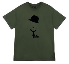 Charlie Chaplin Baskılı T-shirt