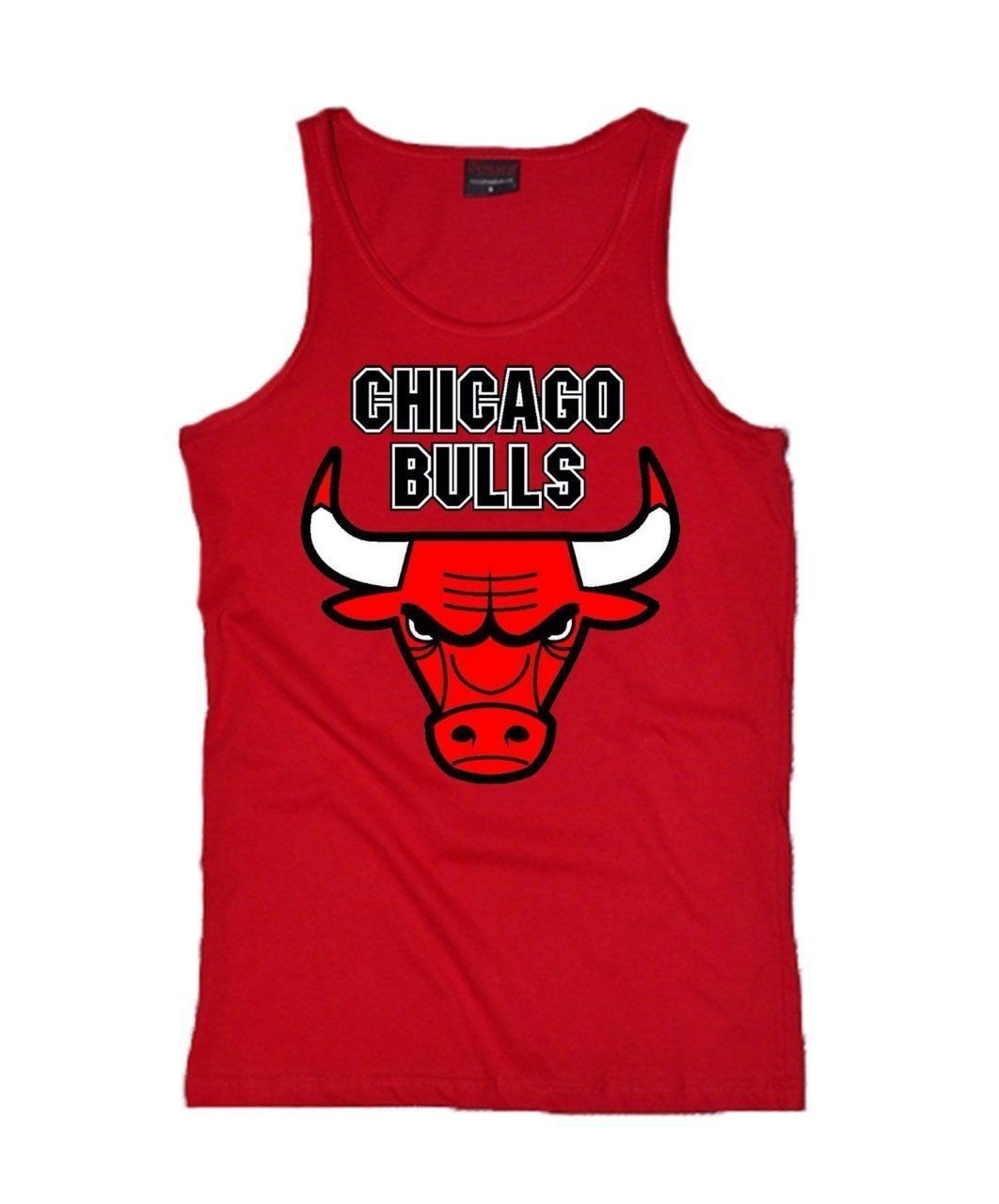 Chicago Bulls Baskılı Sıfır Kol T-Shirt