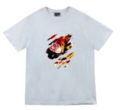 Damon Slayer Anime Baskılı Tshirt