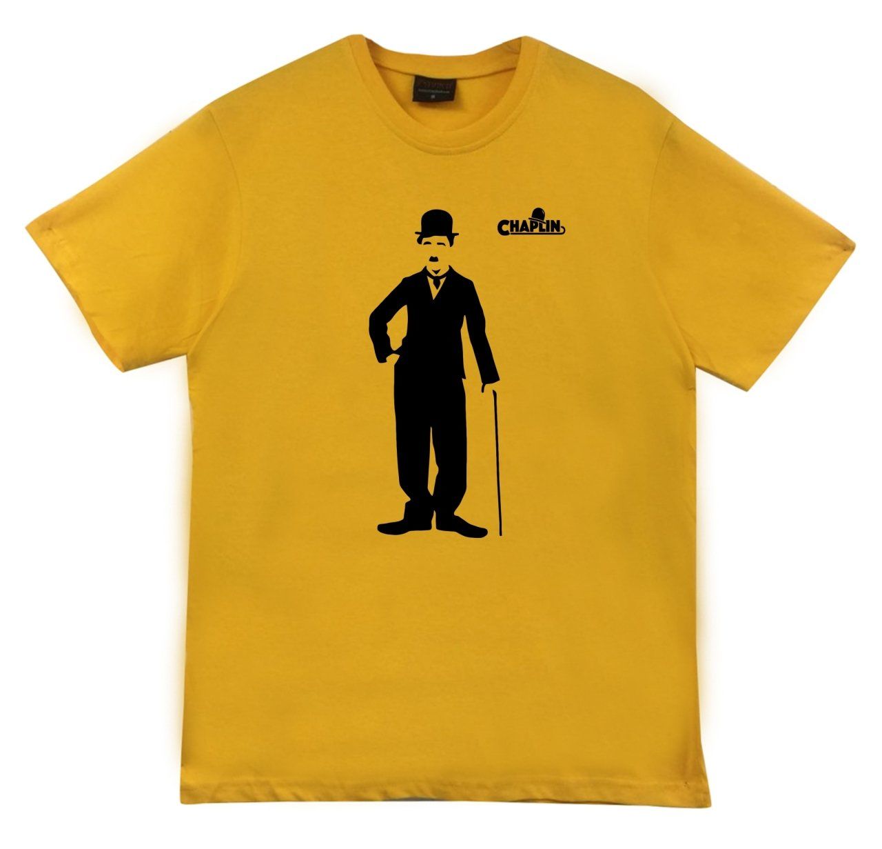 Charlie Chaplin Baskılı T-shirt