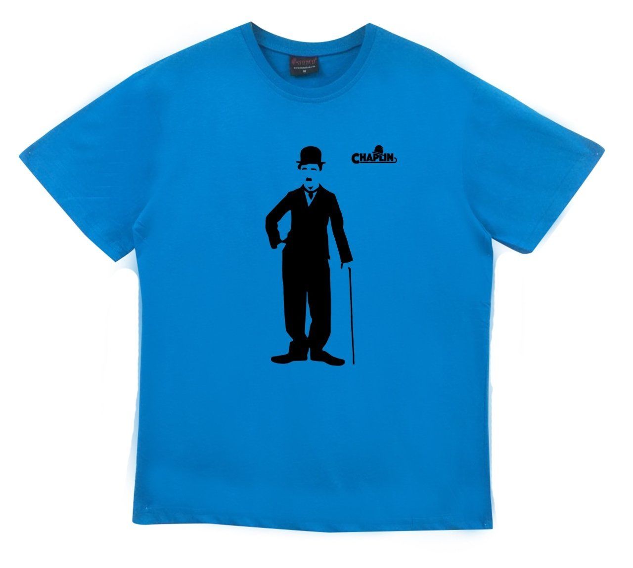 Charlie Chaplin Baskılı T-shirt