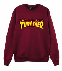 THRASHER Baskılı Sweatshirt