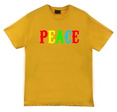 Peace Baskılı T-shirt