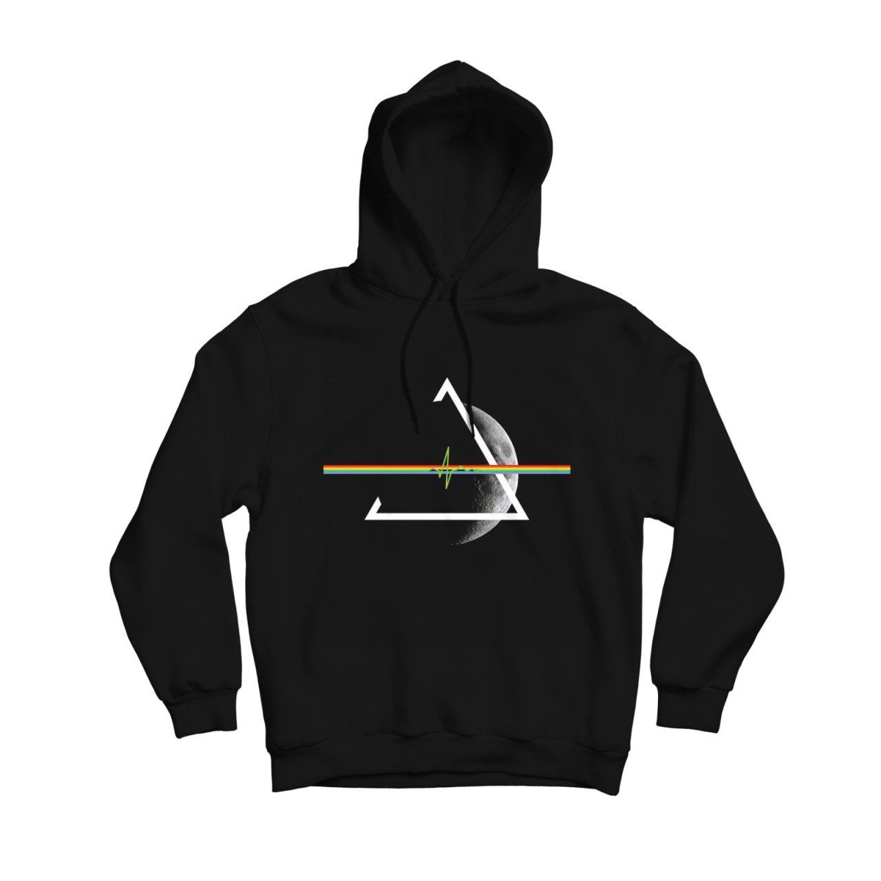 Pink Floyd Baskılı Kapşonlu Sweatshirt