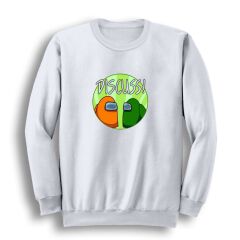 Among Us Oyun Baskılı Bisiklet Yaka Sweatshirt