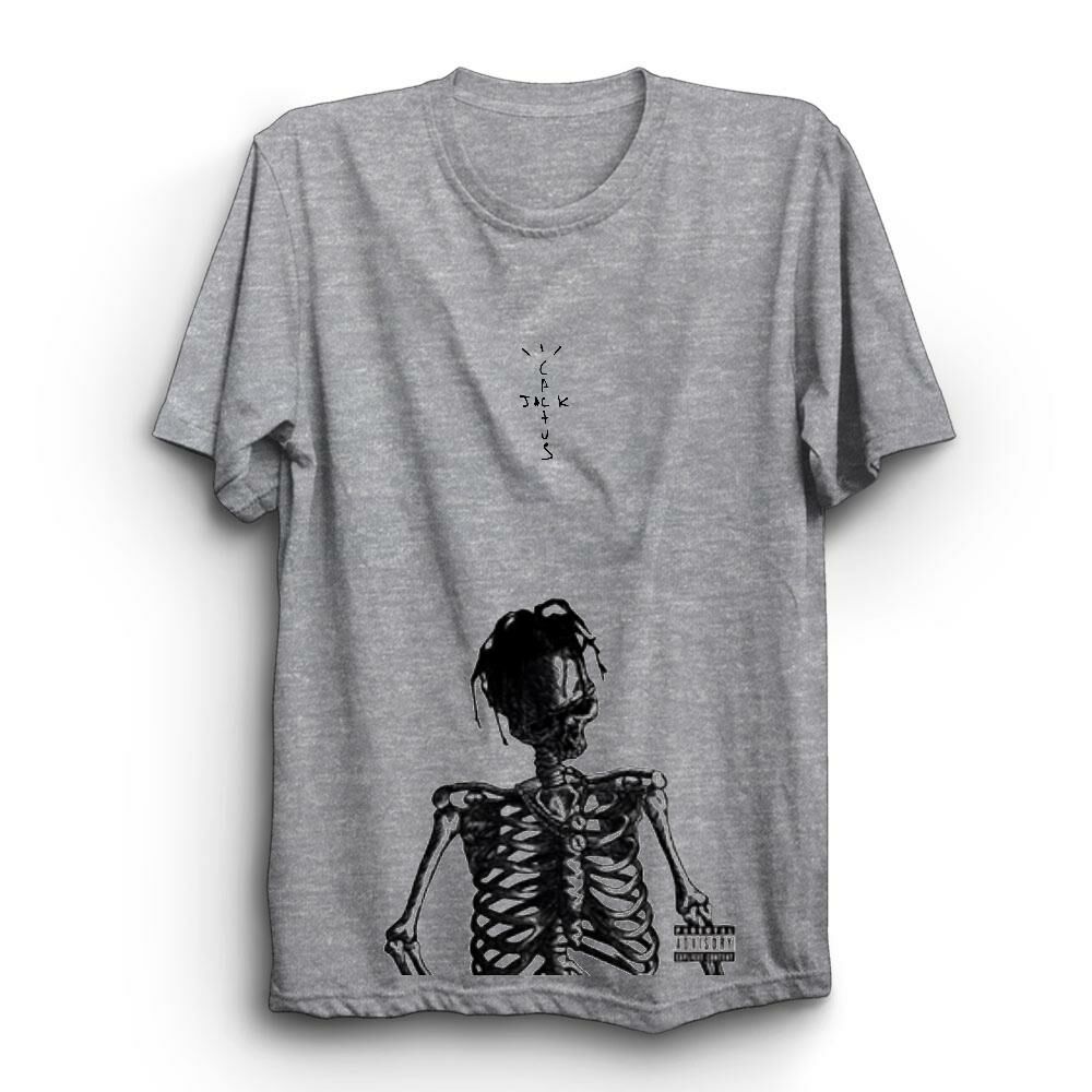 Cactus Jack Travis Scott Baskılı Tshirt