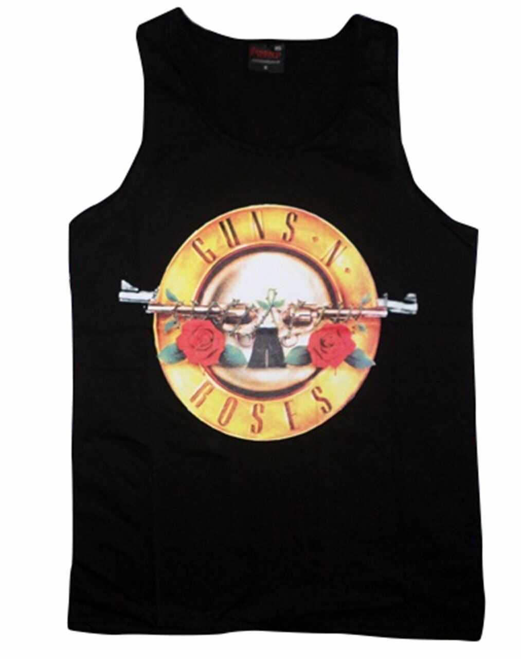 Guns N Roses Baskılı Sıfır Kol T-Shirt