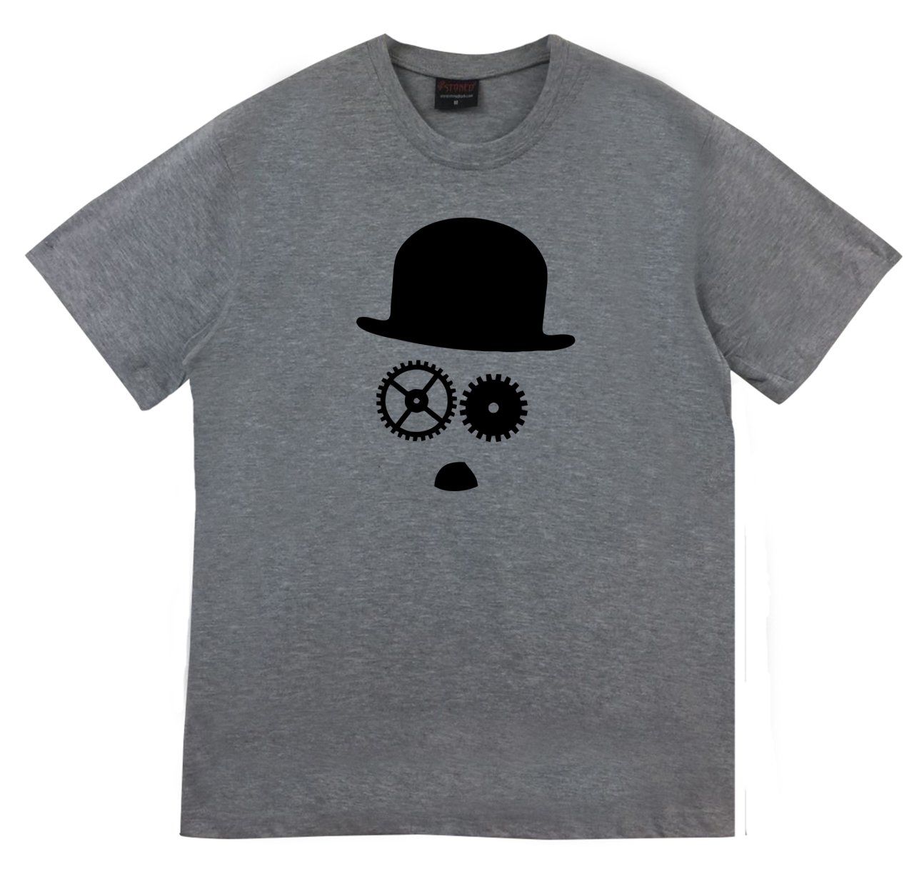 Charlie Chaplin Baskılı T-shirt