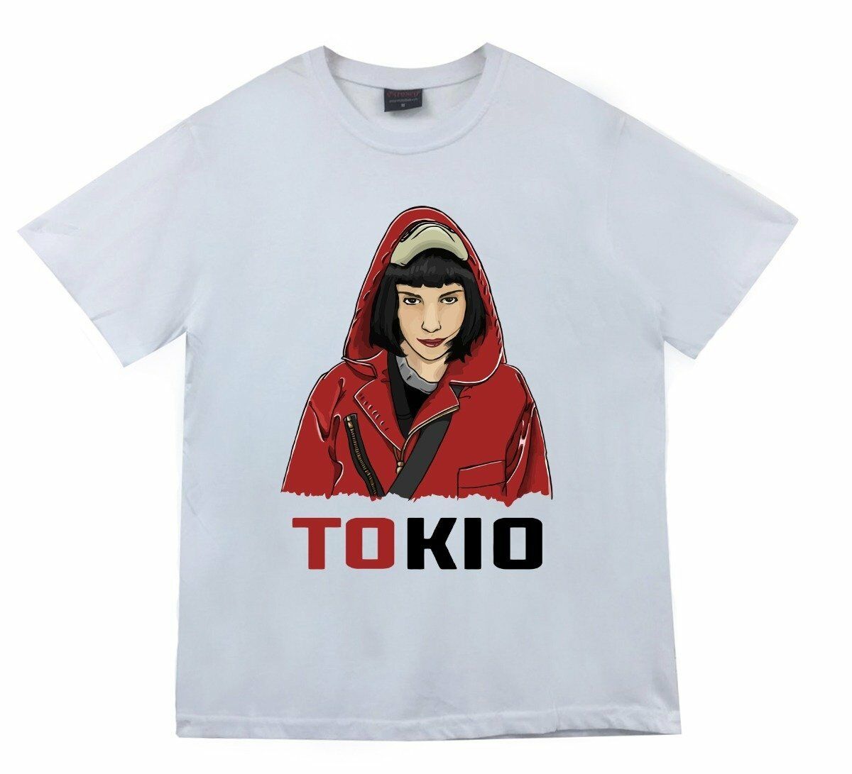La Casa De Papel Bask l T shirt BEYAZ 5XL