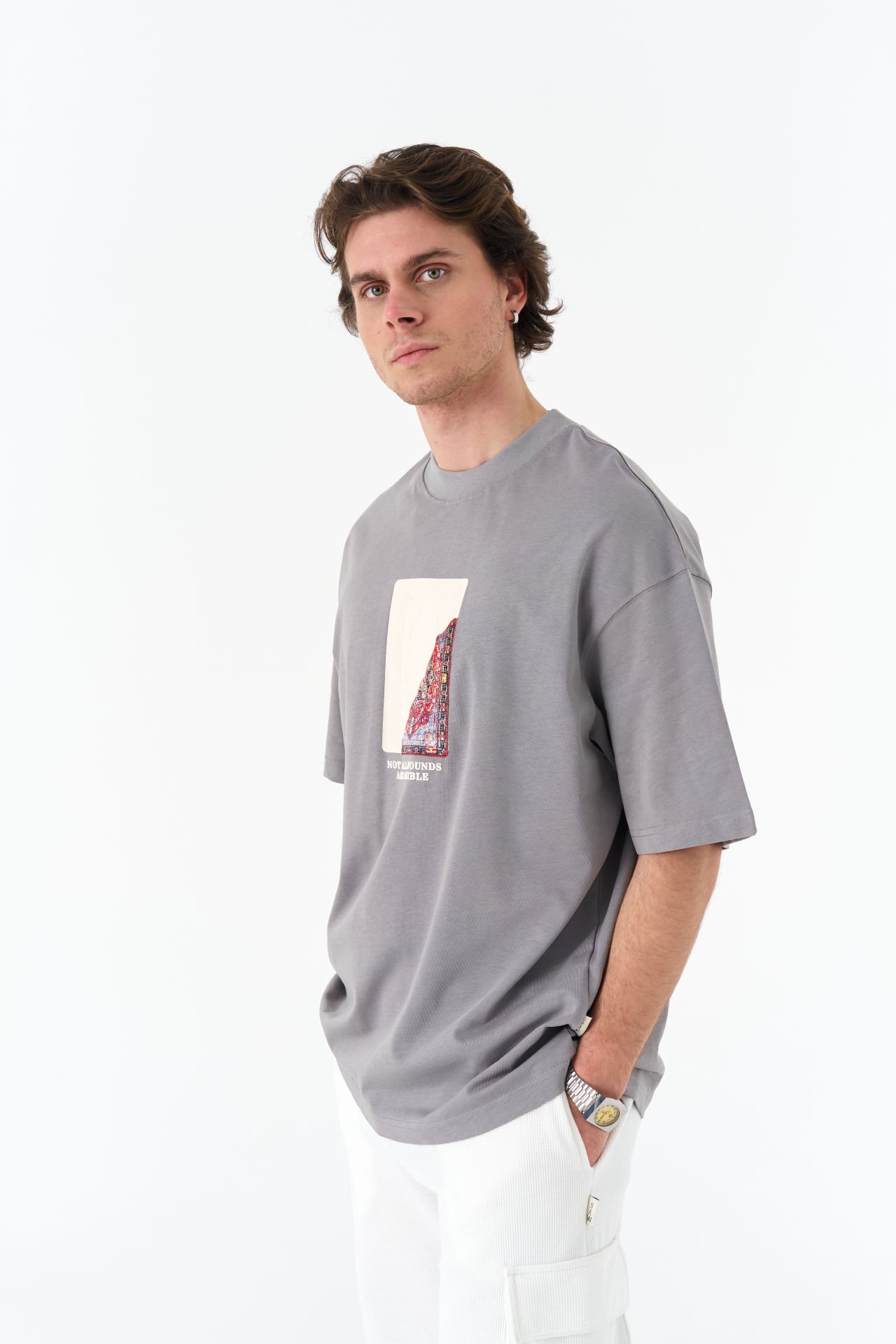 Not All Wounds Are Visible Baskılı Unisex Pamuk Nakışlı T-shirt